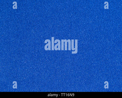 background from blue velvet flock paper close up Stock Photo