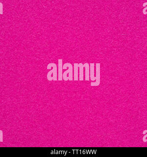 square background from red violet velvet flock paper close up Stock Photo