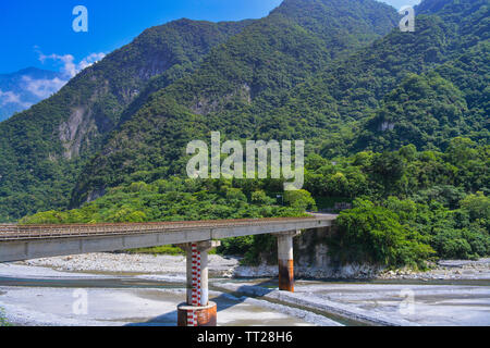 Hualien, Taiwan, 18th, May, 2015. View of Taroko National Park, the park is one of the nine national parks in Taiwan. Stock Photo