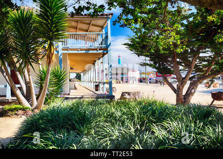 Moterey State Historic Park With The custom House, California Stock Photo