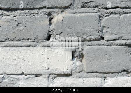 Colorful painted brick wall close up. Abstract background Stock Photo