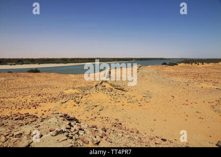 Old Dongola in Sudan, Africa Stock Photo