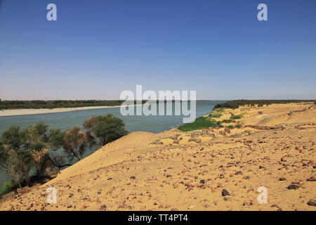 Old Dongola in Sudan, Africa Stock Photo