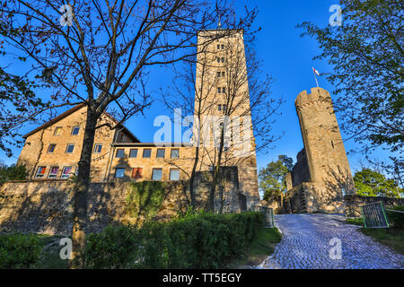 historic castle starkenburg near heppenheim germany Stock Photo