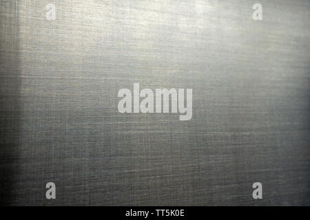 industrial constrution brushed steel surface plate in a angle Stock Photo