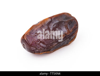 Close up macro photo of raw fresh dates fruit Stock Photo
