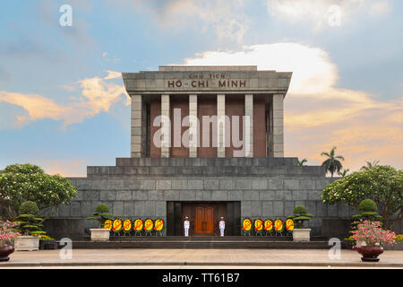 Ho Chi Minh Mausoleum, Hanoi, Vietnam, Asia Stock Photo