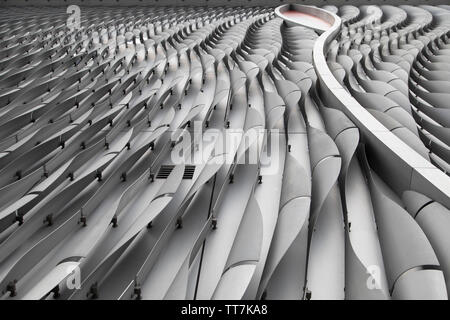 Exterior of Xiqu Centre, West Kowloon, Hong Kong, China Stock Photo