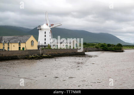 Blennerville Windmill just outside Tralle the town in County Kerry,Ireland Stock Photo