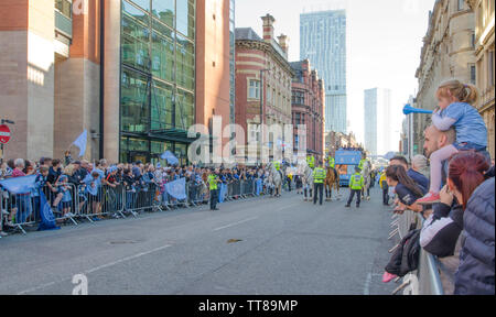 Manchester City Homecoming 2019 Stock Photo