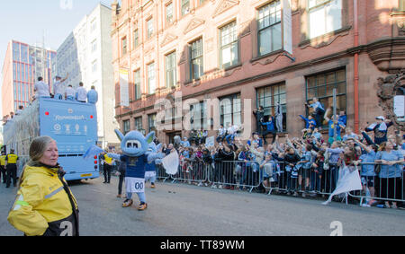 Manchester City Homecoming 2019 Stock Photo