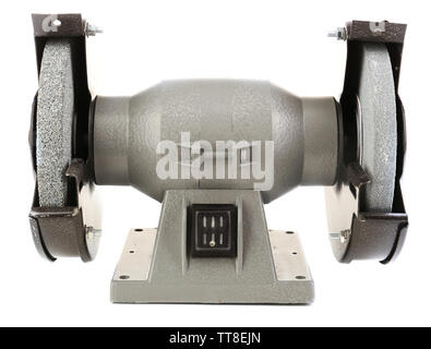Electric knife sharpener isolated on white Stock Photo