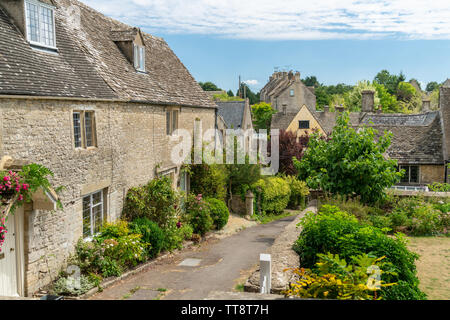 Bisley a picturesque Cotswold village, Gloucestershire, United Kingdom Stock Photo