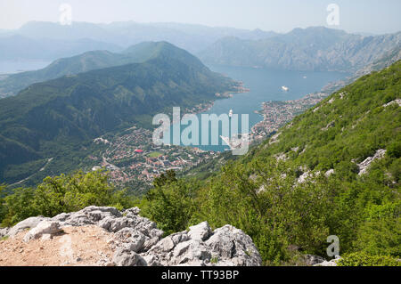 Kotor bay Montenegro Stock Photo