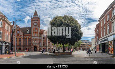 Reading Town Centre, Reading, Berkshire, England, GB, UK Stock Photo ...