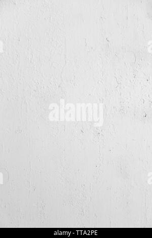 white plastered wall background Stock Photo