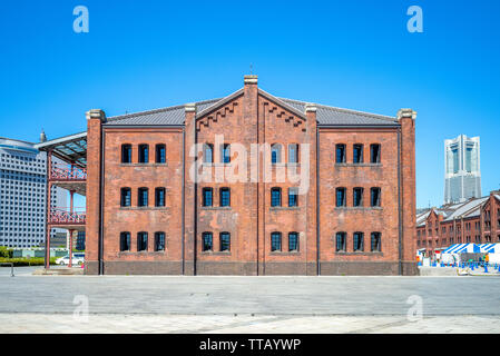 Yokohama Red Brick Warehouse, japan Stock Photo