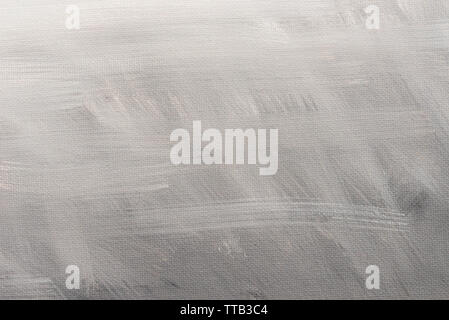 gray color background texture painted on artistic canvas Stock Photo