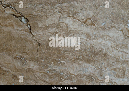 Texture marble stone brown beige closeup. Background of the marble Stock Photo