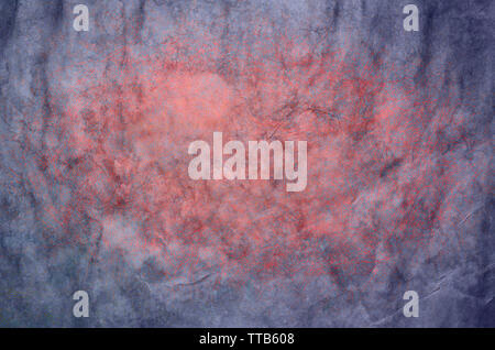 Old abstract background from paper of red colour, passing into blue horizontally Stock Photo