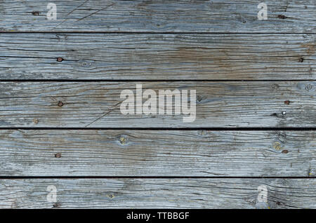 Background of old wooden planks, horizontal closeup Stock Photo