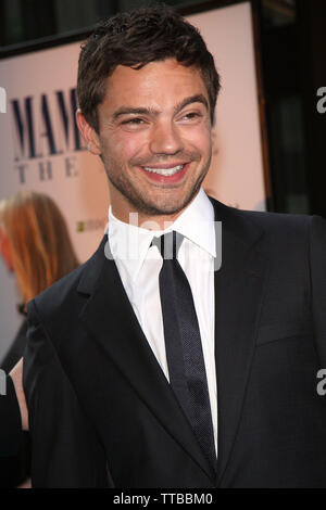 New York, USA. 16 July, 2008. Dominic Cooper at the Premiere of 'Mamma Mia!' at The Ziegfield Theater. Credit: Steve Mack/Alamy Stock Photo