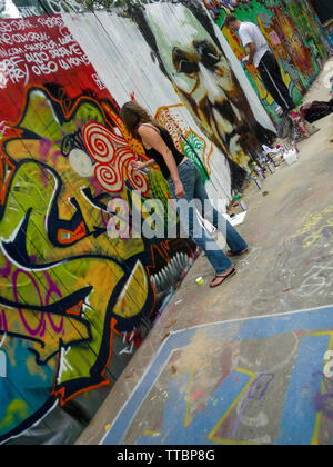 Born in the Street, an exhibition organized by the Cartier Foundation for Contemporary Art, Paris, France Stock Photo