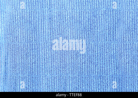 Blue cloth texture with uneven crumpled surface Stock Photo