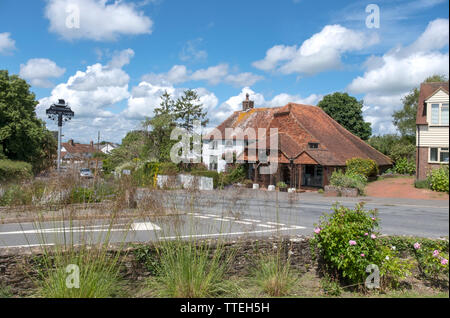 Wittersham Isle Of Oxney Village Sign Kent England uk Stock Photo - Alamy