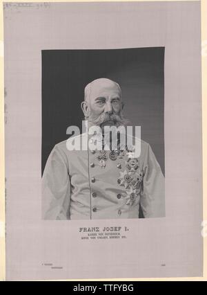 Franz Joseph I, Emperor of Austria, Additional-Rights-Clearance-Info-Not-Available Stock Photo