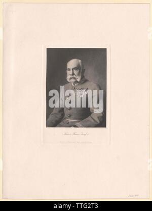 Franz Joseph I, Emperor of Austria, Additional-Rights-Clearance-Info-Not-Available Stock Photo