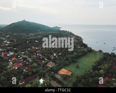 Ocean coastline,Pemuteran,Bali,Indonesia Stock Photo