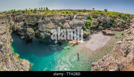 Niagara falls in Montenegro Stock Photo