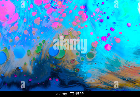 Abstract marbling art patterns  as colorful background Stock Photo