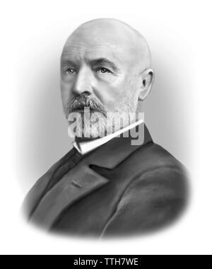 Georg Cantor 1845-1918 German Mathematician Stock Photo - Alamy