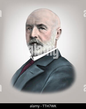 Georg Cantor 1845-1918 German Mathematician Stock Photo