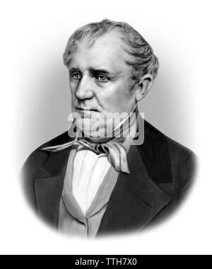 James Fennimore Cooper 1789-1851 American Writer Stock Photo