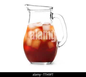 Iced Tea Pitcher or Jug, isolated Stock Photo - Alamy