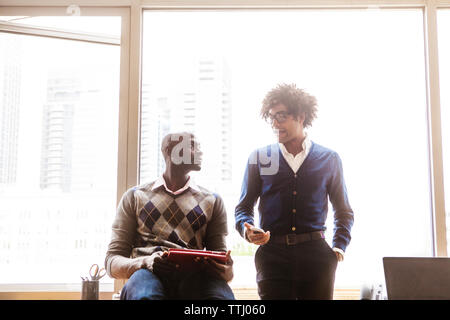 businessmen discussing at office Stock Photo