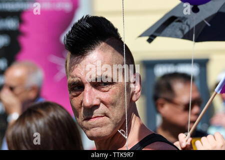 Helsinki Pride parade 2016 in Helsinki, Finland Stock Photo