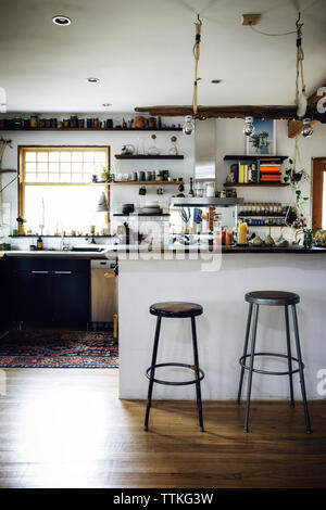 Interior of modern kitchen Stock Photo