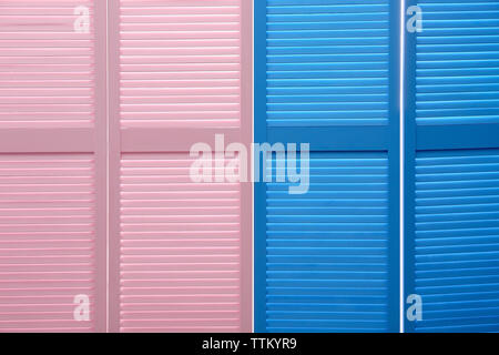 Color folding screen Stock Photo