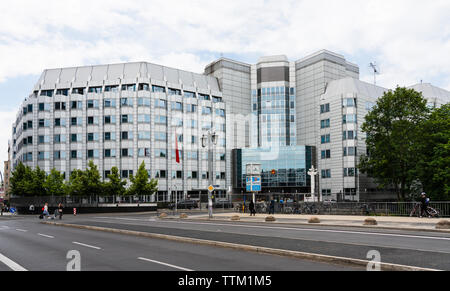 Exterior view of Embassy of Peoples Republic of China in Berlin, Germany Stock Photo