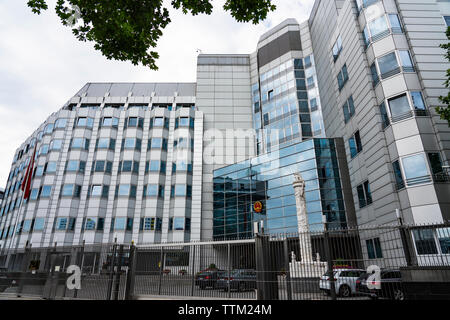 Exterior view of Embassy of Peoples Republic of China in Berlin, Germany Stock Photo