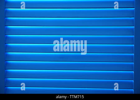 Blue folding screen, closeup Stock Photo