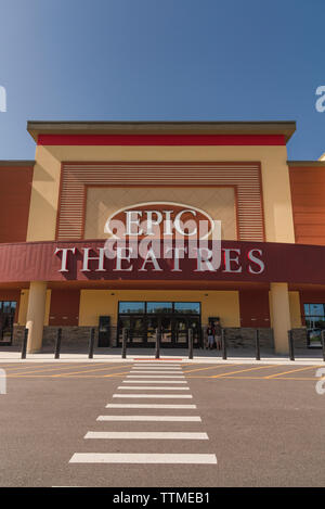Epic Theatres Movie Theater Exterior Building Entrance Stock Photo Alamy