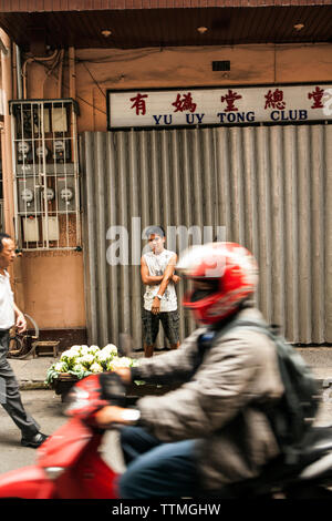 PHILIPPINES, Manila, street scene in China Town, the Binando District Stock Photo