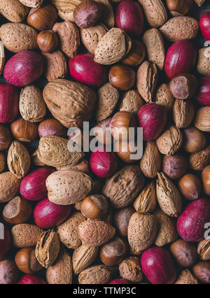 Close-up of various dried food Stock Photo