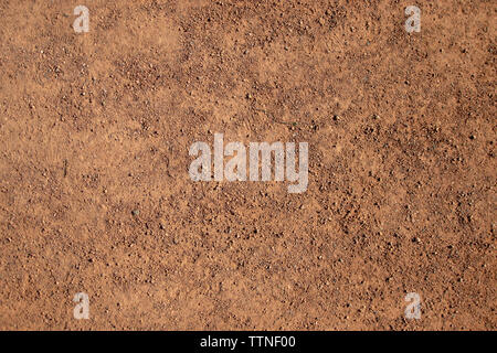Sand background texture and abstract wallpaper - Dirty and used sand, gravel or clay Stock Photo