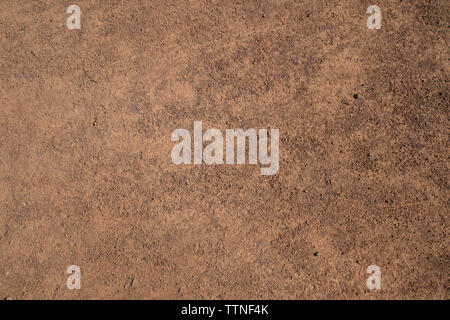 Sand background texture and abstract wallpaper - Dirty and used sand, gravel or clay Stock Photo